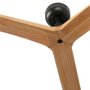 Faro Klim M - plafondventilator - Ø 125 cm - mat zwart en den