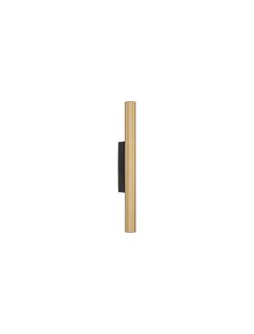 Nova Luce Paron - wandlamp - 2,5 x 30 x 7 cm - 11W LED incl. - zandzwart en goud