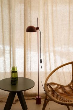 Faro Matilda - vloerlamp - 19,6 x 10 x 132 cm - granaatrood
