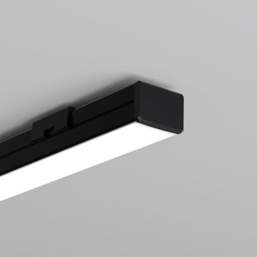 KLUS Siler - ledprofiel - 1,6 x 1,2 cm - zwart