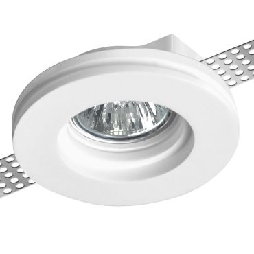 Nova Luce Cosimo - inbouwspot - Ø 103 mm, Ø 108 mm inbouwmaat - wit gips