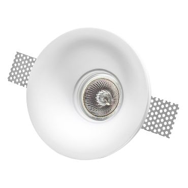 Nova Luce Cosimo - inbouwspot - Ø 120 mm, Ø 125 mm inbouwmaat - wit gips