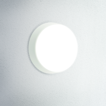 Century Italia Oasi CCT - wand/plafondlamp - Ø 21,5 x 8 cm - 14W LED incl. - IP65 - wit