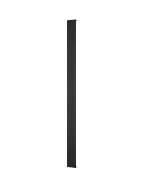 Nova Luce Seline - wandlamp - 7,5 x 2,7 x 120 cm - 44W LED incl. - IP44 - zandzwart