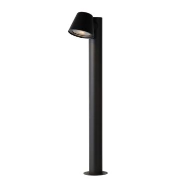 Lucide Dingo - tuinpaal - 20,5 x 70 x 11 cm - 5W dimbare LED incl. - IP44 - antraciet