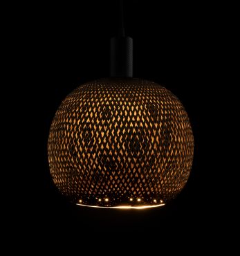 Segula Floating Bamboo LED Oval - Ø 30 cm - E27 - 6W dimbaar - 2200K - brons