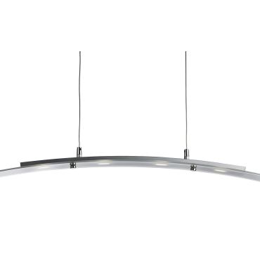 Searchlight LED Bar Lights - hanglamp - 80 x 8 x 150 cm - 20W dimbare LED incl. - zilver