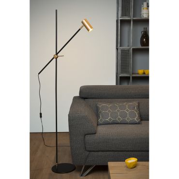 SHOWROOMMODEL - Lucide Philine - staanlamp - 66 x 66 x 165 cm - zwart