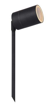 Lucide Arne - grondspot op piek met stekker - Ø 6,3 x 36 cm - 5W LED incl. - IP44 - zwart