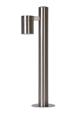 Lucide Arne - tuinpaal - 50 cm - 5W LED incl. - IP44 - satijn chroom