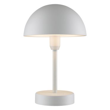 Nordlux Ellen To-Go - draadloze buiten tafellamp met laadstation - Ø 16 x 25 cm - 3 stappen dimbaar - 2,8W LED incl. - IP44 - wit