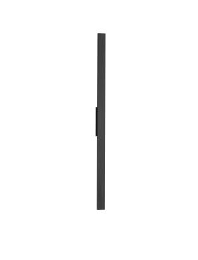 Nova Luce Doul - buiten wandverlichting - 5,3 x 121 x 6 cm - 20W LED incl. - IP65 - zandzwart