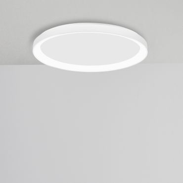 Nova Luce Pertino - plafondverlichting - Ø 38 x 6 cm - 30W dimbare LED incl. - zandwit