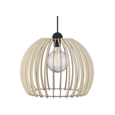 Nordlux Chino - hanglamp - Ø 40 x 284 cm - lichtbruin en zwart