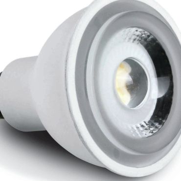 ONE Light MR16 GU10 COB LED Dimmable - Ø 5 x 5,5 cm - GU10 - 6W dimbaar - 4000K - wit