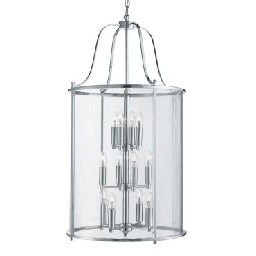 Searchlight Victorian Lanterns - luster - Ø 54 x 160 cm - chroom