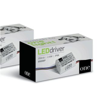 ONE Light Mini Series Drivers - 230V - 350mA - 2-6W - IP66 - niet dimbaar