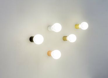 Faro Ten - plafond/wandverlichting - Ø 6 x 7 cm - satijn goud
