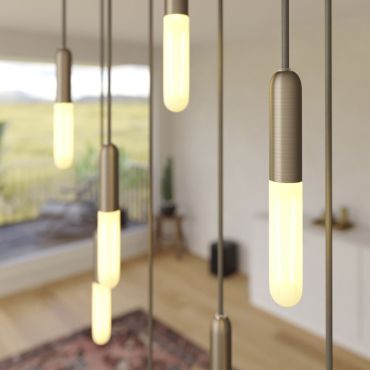 Creative Cables - hanglamp 8L - 67,5 x 130 cm - wit