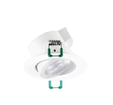 Sylvania Start Eco Spot - inbouwspot - Ø 87 mm, 74 mm inbouwmaat - 5W LED incl. - IP44 - 4000K - wit