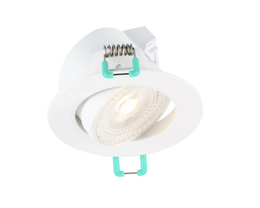 Sylvania Start Eco Spot - inbouwspot - Ø 87 mm, 74 mm inbouwmaat - 5,5W dimbare LED incl. - IP44 - wit