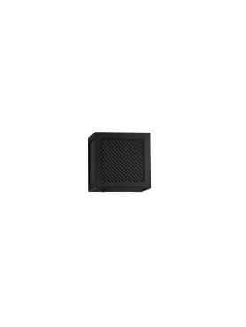 Nova Luce Conor - buiten wandlamp - 10 x 10 x 10 cm - 9W LED incl. - IP65 - zwart