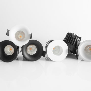 Nova Luce Petit - inbouwspot - Ø 62 mm, Ø 55 mm inbouwmaat - 9W LED incl. - IP42 - zandwit