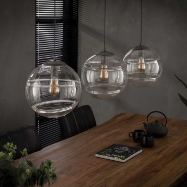 Vico Clear - hanglamp - 128 x 30 x 150 cm - transparant