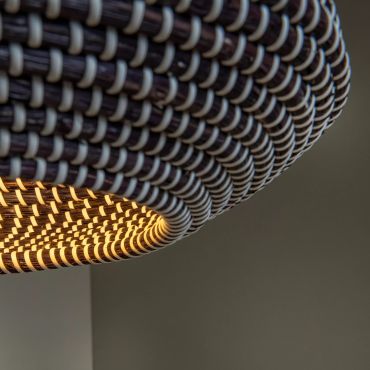 Lucide Maduka - hanglamp - Ø 47 x 127,5 cm - zwart