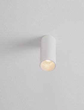 Nova Luce Mor - opbouwspot - Ø 4 x 10 cm - wit