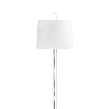 Faro Montreal - staanlamp - 160 cm - wit en beige
