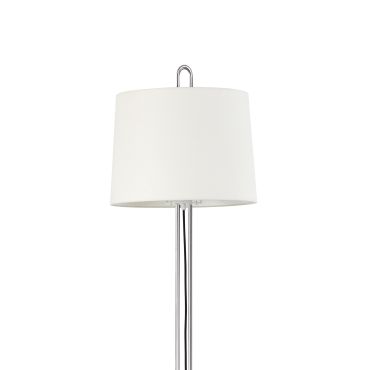 Faro Montreal - staanlamp - 160 cm - chroom en wit