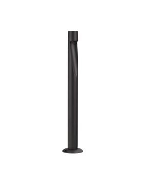 Nova Luce Nooi - tuinpaal - Ø 10,5 x 60 cm - 6W LED incl. - IP65 - donker antraciet