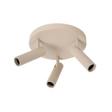 Lucide Grado - opbouwspot 3L - Ø 25 x 23 cm - taupe