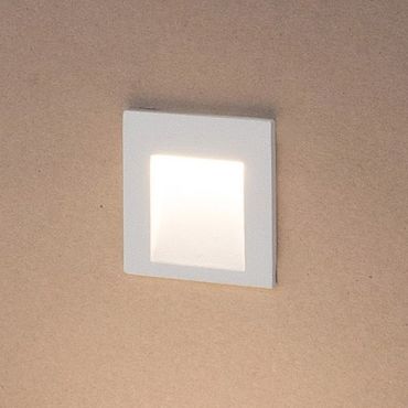 Nova Luce Krypton - inbouw wandverlichting - 8 x 7 x 8 cm - 3W LED incl. - IP54 - wit