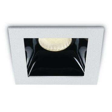 ONE Light Shop Square Boxes - inbouwspot - 62 x 62 mm, 57 x 57 mm inbouwmaat - 6,5W dimbare LED incl. - wit
