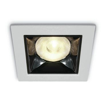 ONE Light Mirror Square Boxes - inbouwspot - 54 x 54 mm, 50 x 45 mm inbouwmaat - 6W LED incl. - wit