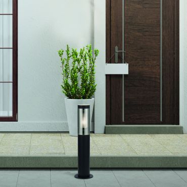 Searchlight Batton - tuinpaal - Ø 12 x 45 cm - IP44 - zwart
