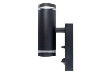 Integral LED Malaga - buiten wandlamp met bewegingssensor - 6,8 x 11,6 x 21,6 cm - IP54 - zwart