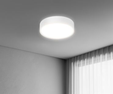 Century Italia Blanca Luxe - plafondlamp - Ø 40 x 7 cm - 24W LED incl. - wit