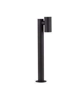 Nova Luce Pec - tuinpaal - Ø 16 x 70 cm - 8W LED incl. - IP65 - zandzwart