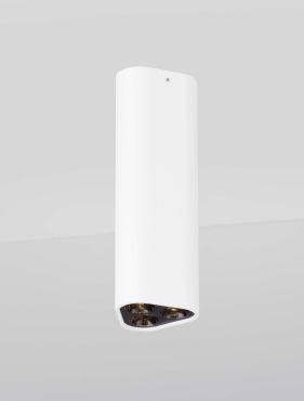 Nova Luce Etho - plafondlamp - 5 x 15 x 5 cm - 6W LED incl. - zandwit en zwart