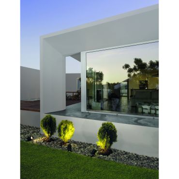 Nova Luce Stake - grondspot op piek - 5 x 9 x 33 cm - 5W LED incl. - IP65 - zwart