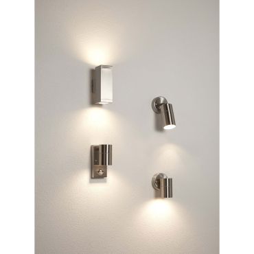 Searchlight Chard - buiten wandverlichting - 6 x 11,6 cm - IP44 - roestvrij staal