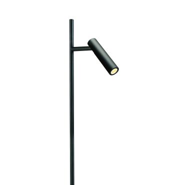 ONE Light - vloerlamp - 140 cm - 3W + 8W LED incl. - zwart