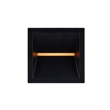 Nordlux Rivo - buiten wandverlichting - 10 x 10 x 10 cm - 8W LED incl. - IP54 - zwart