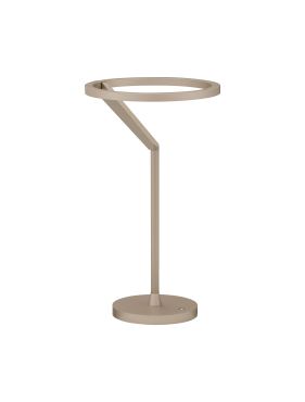 Nova Luce Tilia - tafellamp - Ø 22 x 38 cm - 16W dimbare LED incl. - mokkakoffie