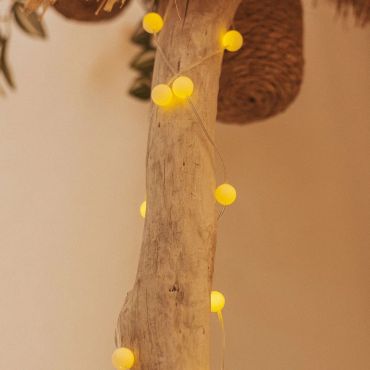 New Garden Griselda - lichtslinger op zonne-energie - 12 meter slinger waarvan 2 meter snoer - 100 LED-lampen incl. - IP44 - opaal