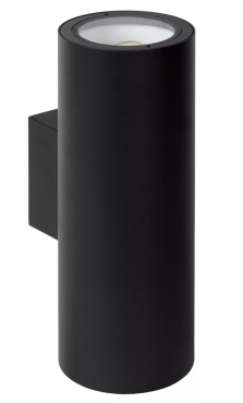 Lucide Volantis - buiten wandverlichting - 10,8 x 14,6 x 30 cm - IP54 - zwart