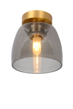 Lucide Tyler - plafondverlichting - Ø 16,1 x 16,8 cm - fumé goud